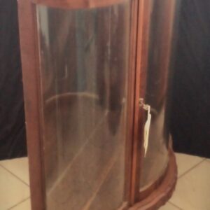 Ball & Claw Imbuia 3 Tear Glass Display Cabinet